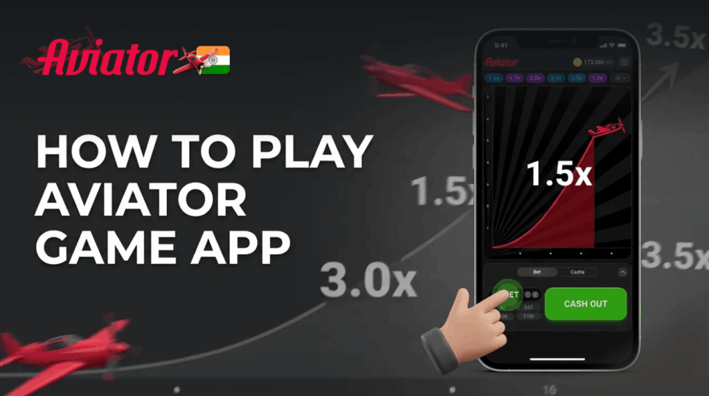 Instructions for playing the Aviator app in India