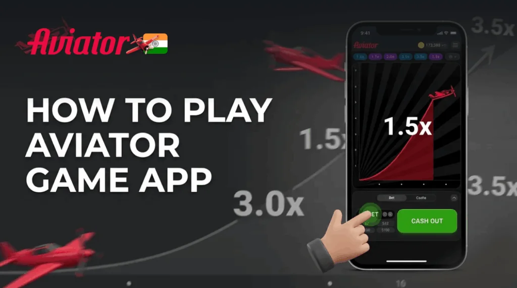 Instructions for playing the Aviator app in India